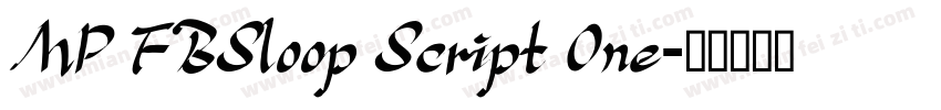 MP FBSloop Script One字体转换